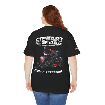 Jordan Peterson Stewart Racing Top Fuel Harley Graphic T-Shirt