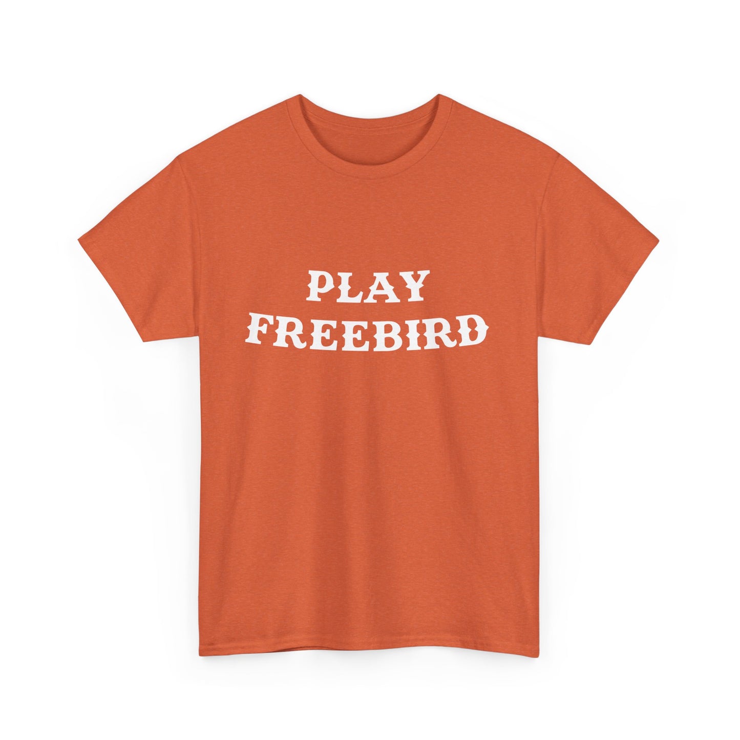 PLAY FREEBIRD Unisex Heavy Cotton Tee