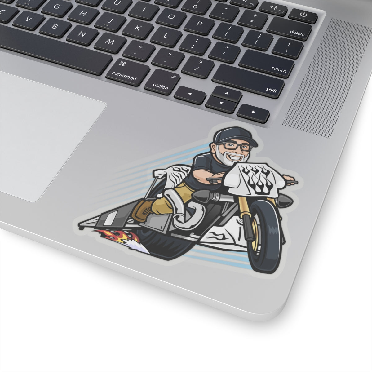 Adventure Biker Kiss-Cut Stickers - Perfect for Motorcycle Lovers