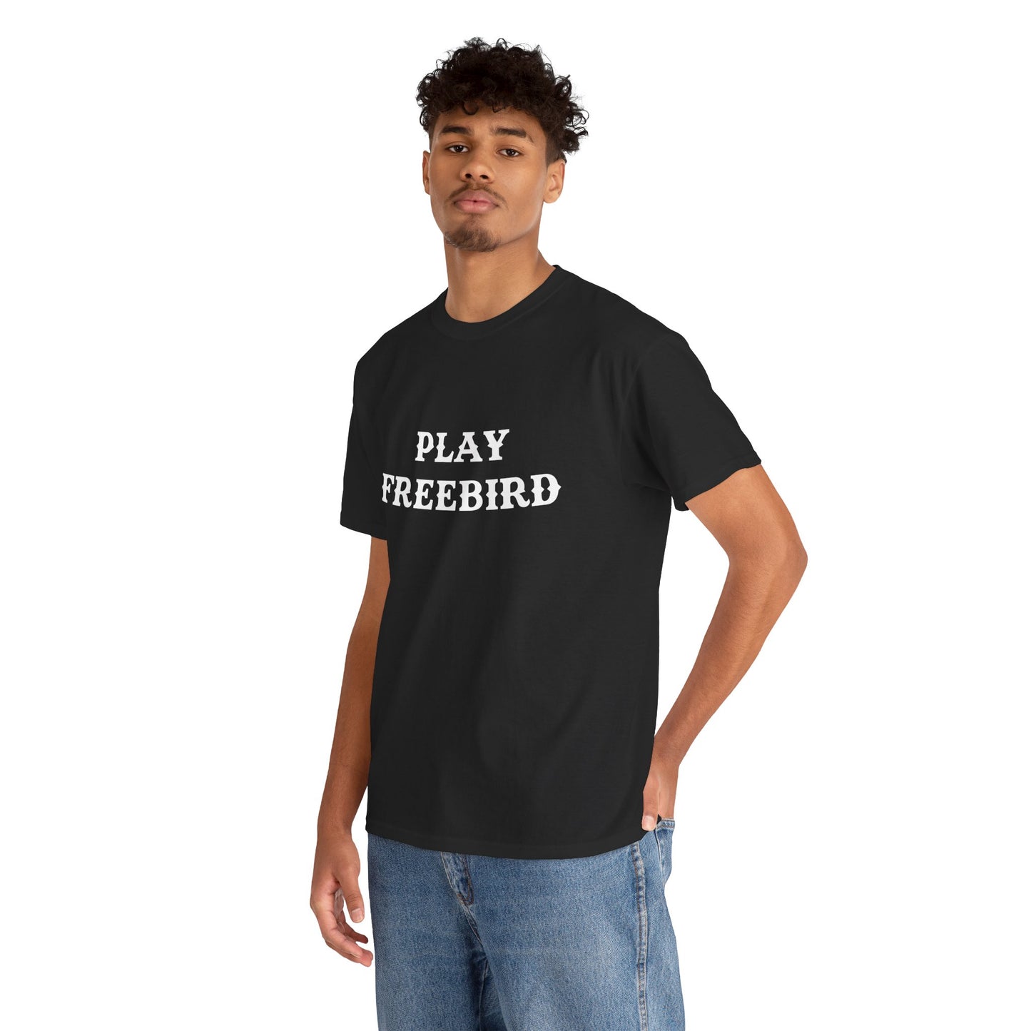 PLAY FREEBIRD Unisex Heavy Cotton Tee