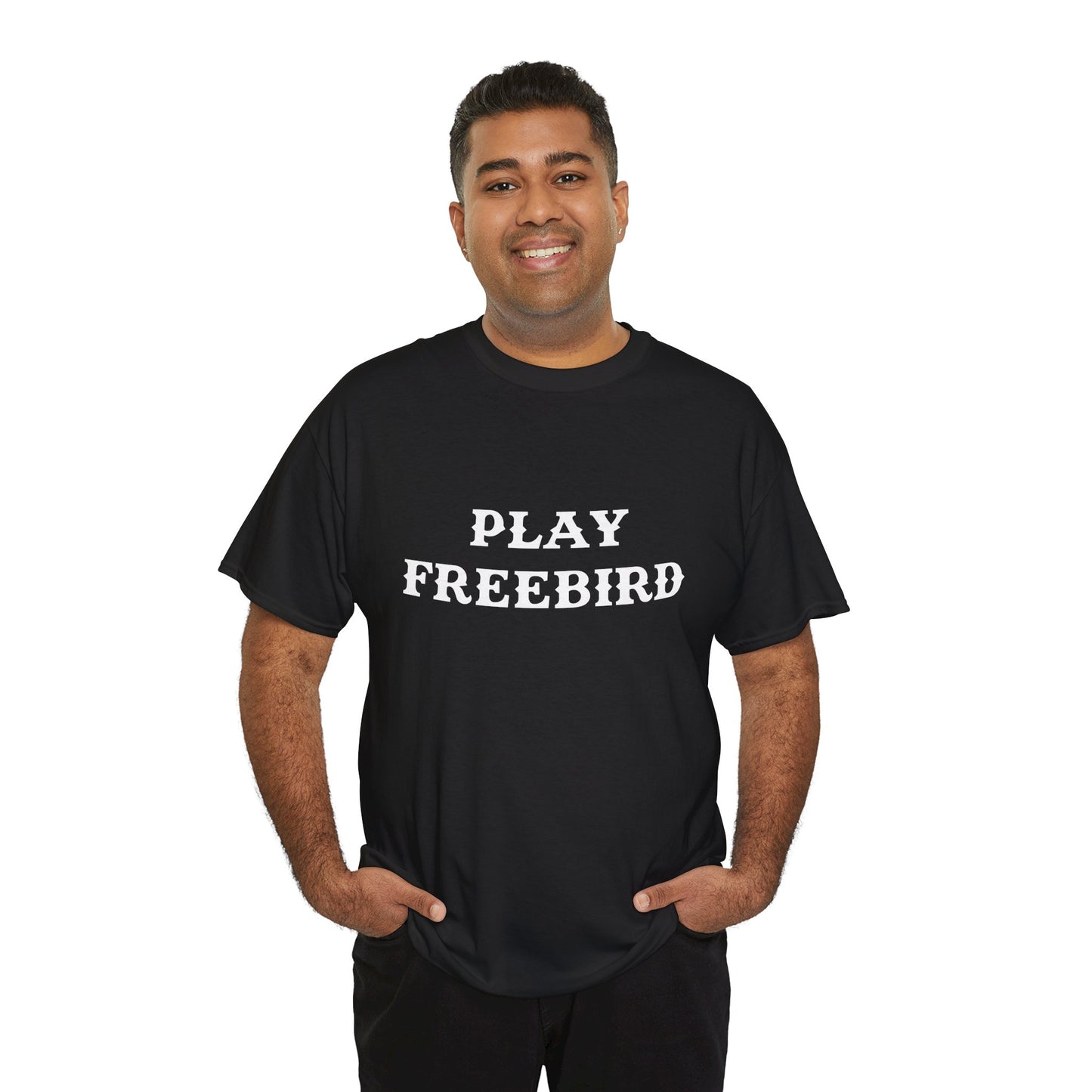 PLAY FREEBIRD Unisex Heavy Cotton Tee