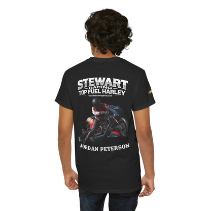 Jordan Peterson Stewart Racing Top Fuel Harley Graphic T-Shirt