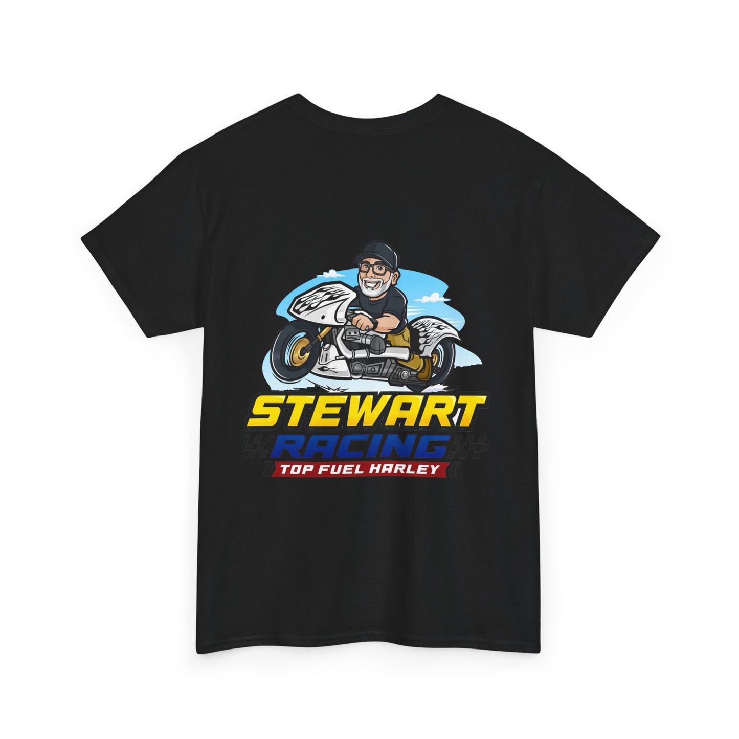 Unisex Heavy Cotton Tee - Romine Racing & Stewart Racing Graphic Tee