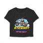 Stewart Racing Women's Baby Tee - Top Fuel Harley Graphic T-Shirt