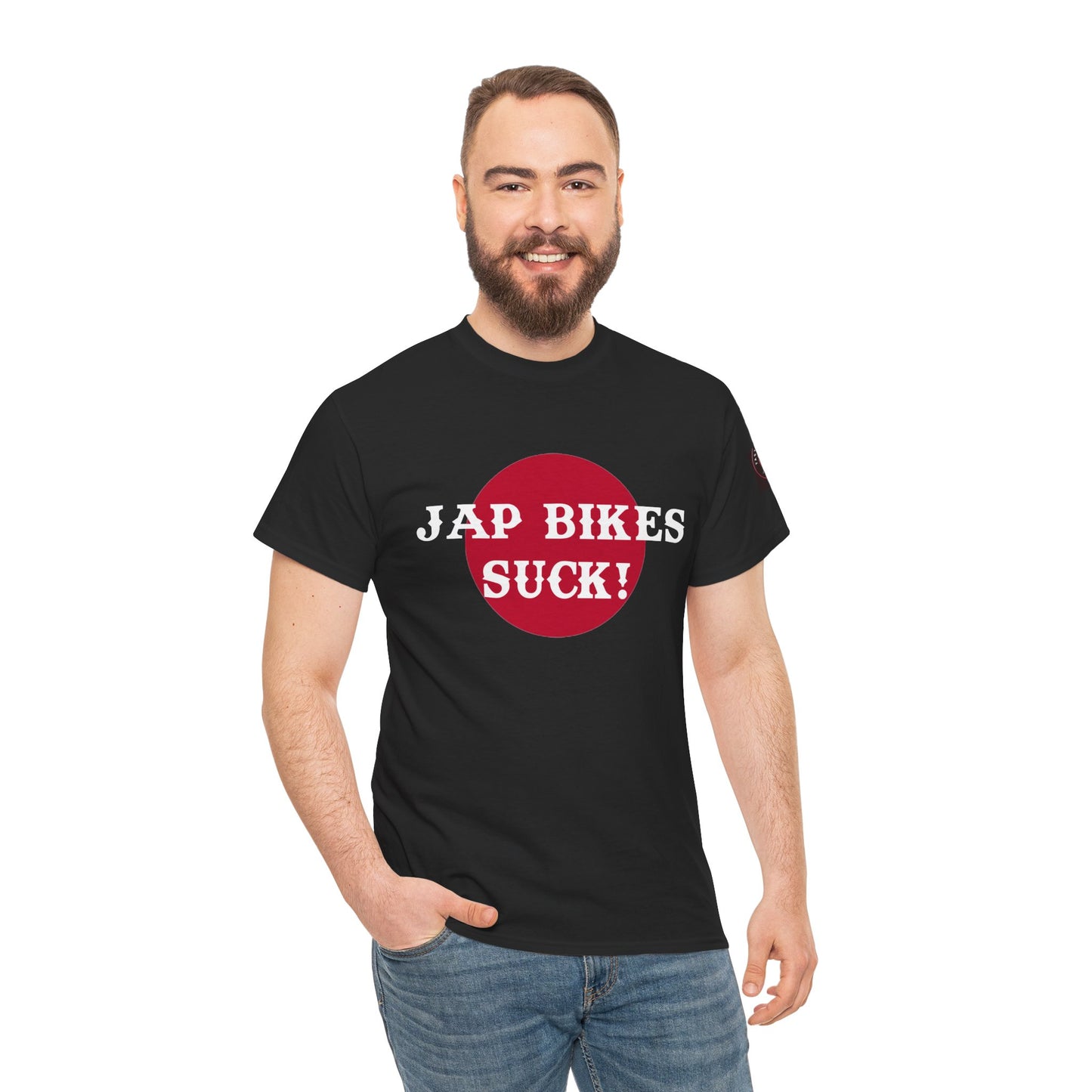 JAP BIKES Unisex Heavy Cotton Tee